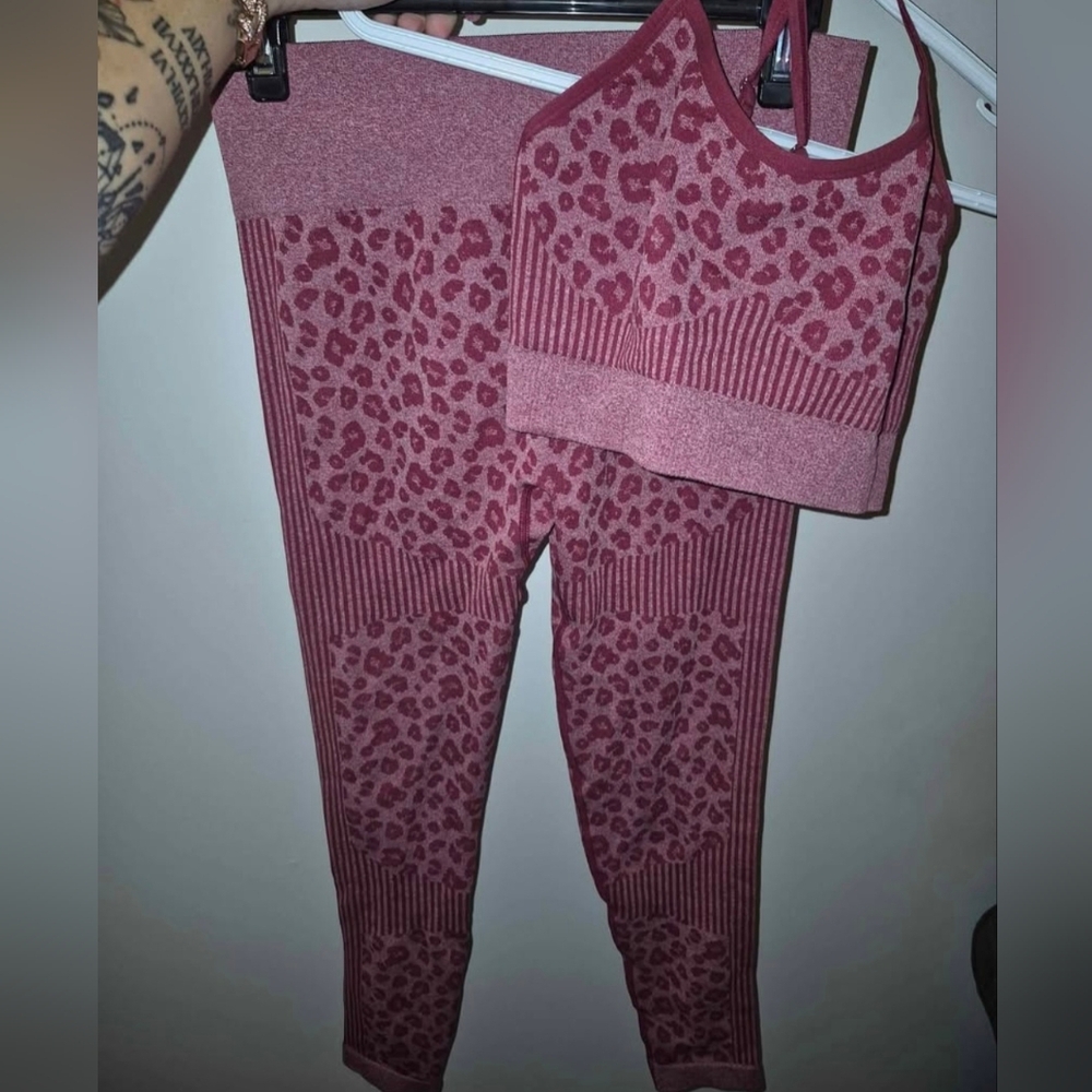 Leopard Print Activewear Set